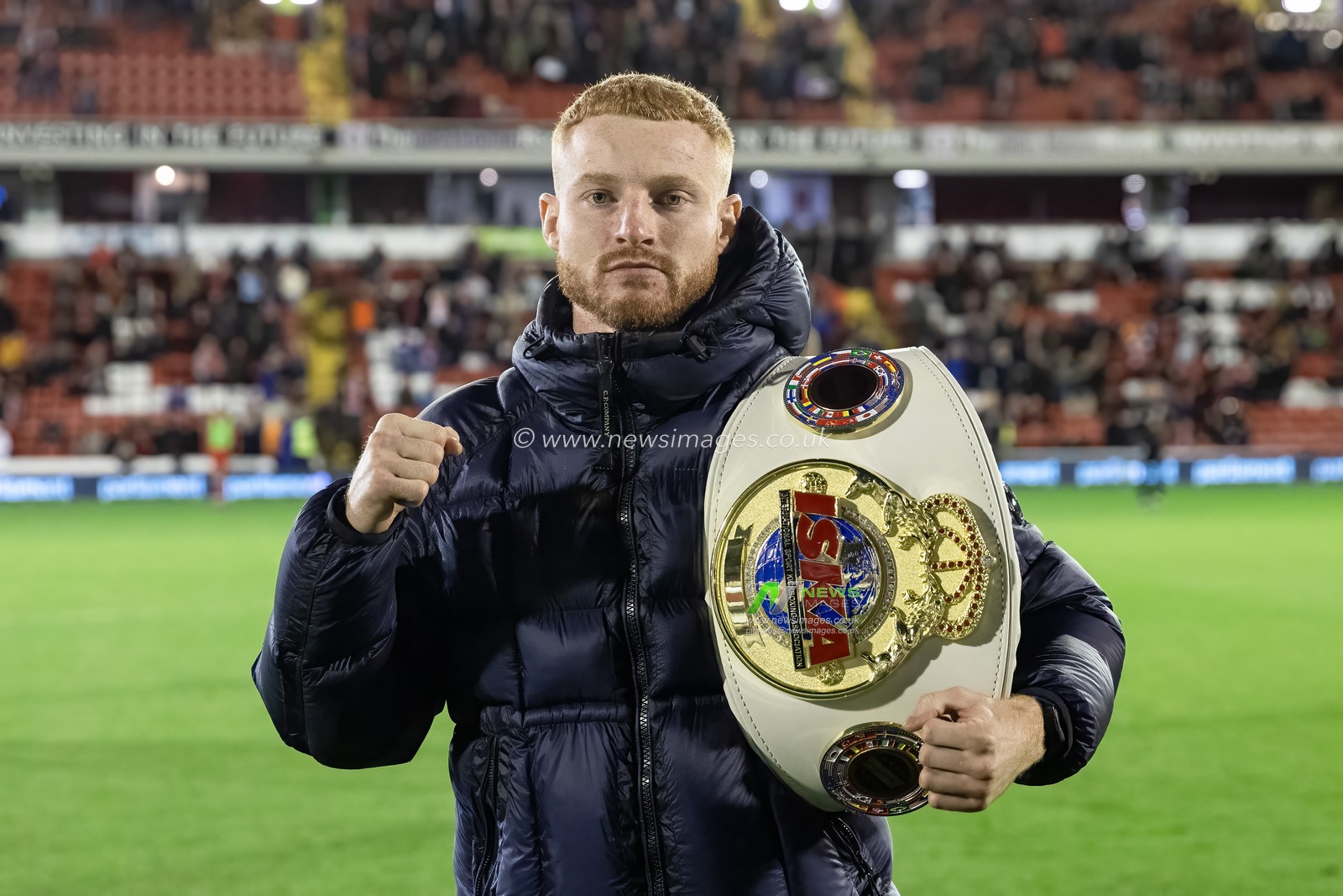 Kick Boxer Ben Longstaff is in attendance during the Sky Bet League 1 match Barnsley vs Portsmouth at Oakwell, Barnsley, United Kingdom, 19th September 2023

(Photo by Mark Cosgrove/News Images)