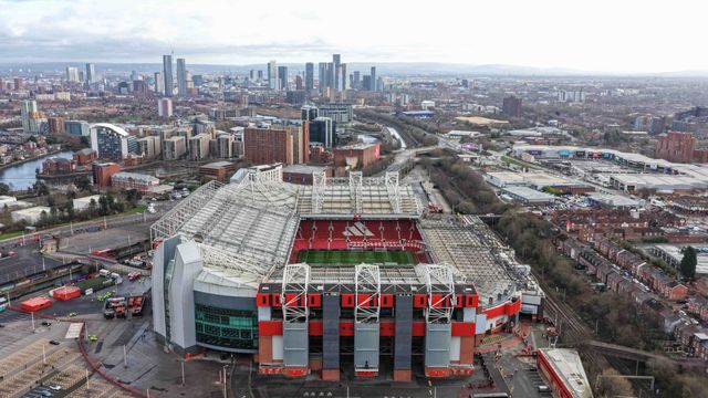 An aerial view of Old Trafford during the Premier League match Manchester United vs Crystal Palace at Old Trafford, Manchester, United Kingdom on 01 March 2026

(Photo by Mark Cosgrove/News Images)