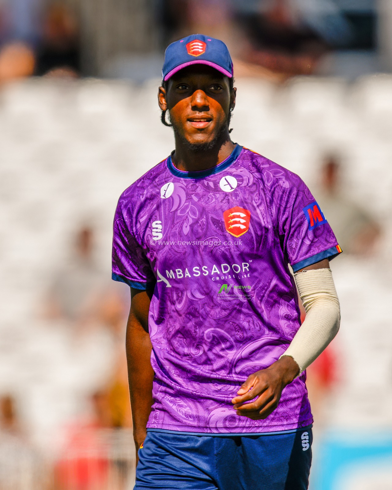 Jamal RICHARDS of Essex CCC of Essex CCC during the Royal London One-day Cup match Nottinghamshire vs Essex at Trent Bridge, Nottingham, United Kingdom, 11th August 2024

(Photo by Mark Dunn/News Images)