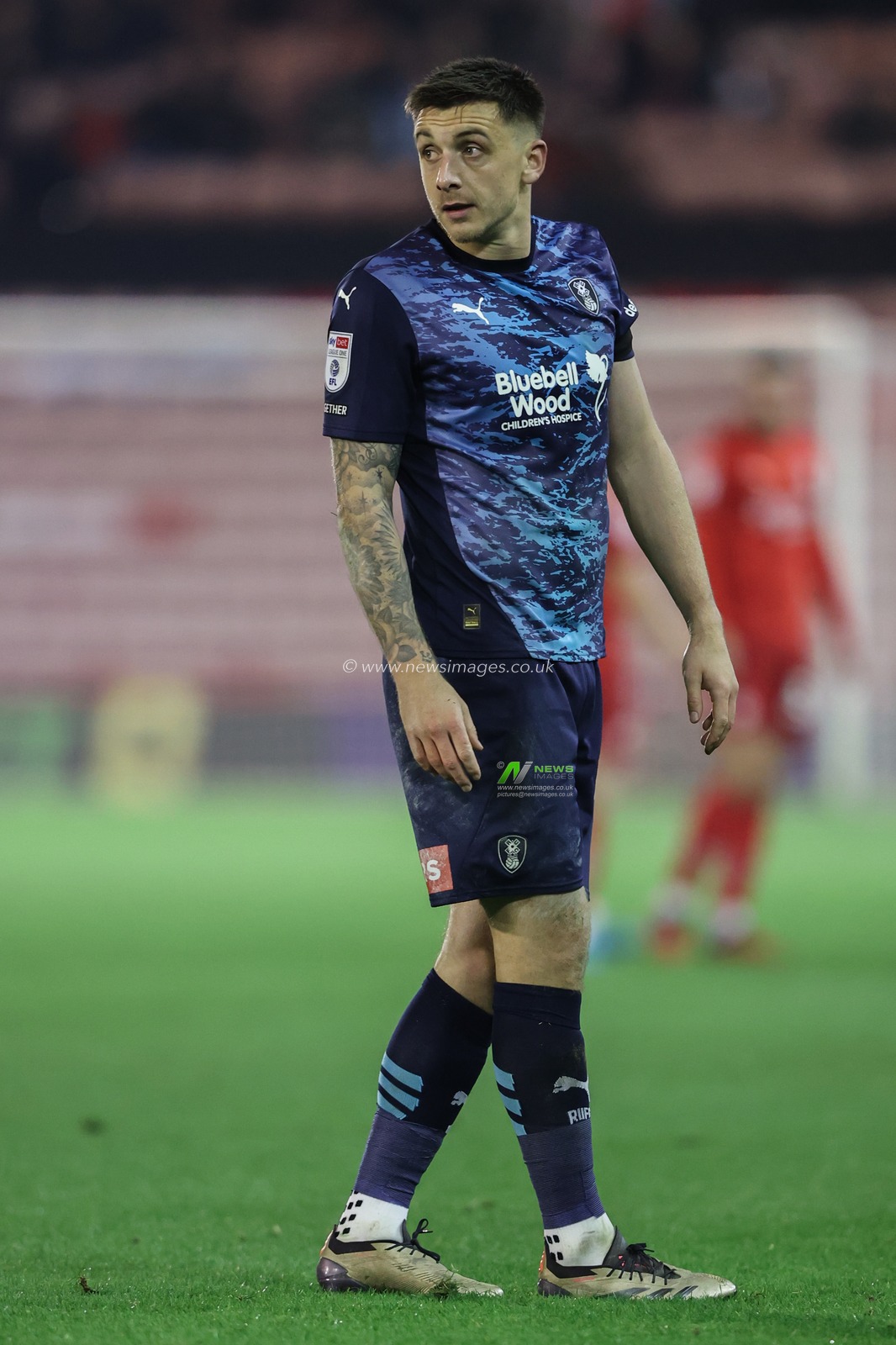 Jordan Hugill of Rotherham United during the Sky Bet League 1 match Barnsley vs Rotherham United at Oakwell, Barnsley, United Kingdom, 8th November 2024

(Photo by Alfie Cosgrove/News Images)