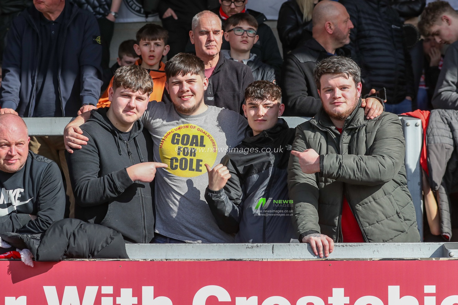 Barnsley fans during the Sky Bet League 1 match Burton Albion vs Barnsley at Pirelli Stadium, Burton upon Trent, United Kingdom, 1st April 2024

(Photo by Alfie Cosgrove/News Images)