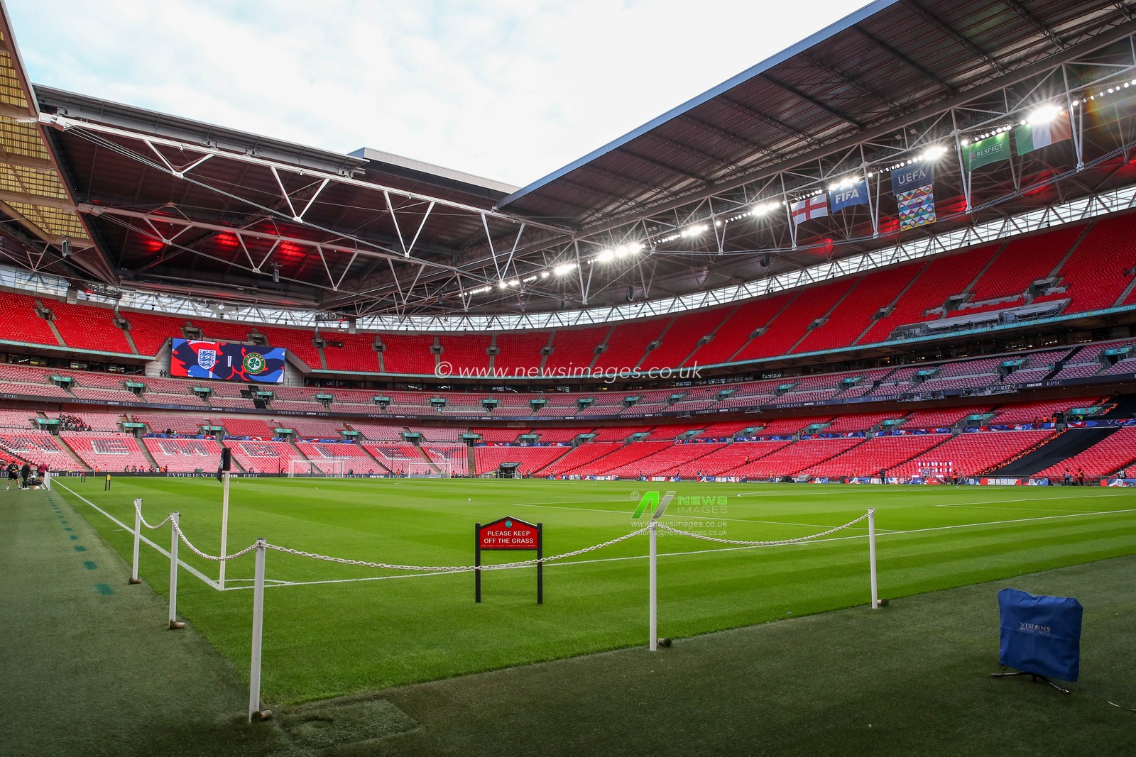 A general view of Wembley Stadium during the UEFA Nations League, League B - Group 2 match England vs Republic of Ireland at Wembley Stadium, London, United Kingdom, 17th November 2024

(Photo by Gareth Evans/News Images)