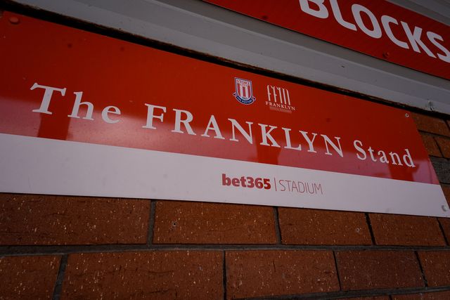 A general view of the Franklyn stand from the outside prior to kick off during the Sky Bet Championship match Stoke City vs Millwall at Bet365 Stadium, Stoke On Trent, United Kingdom on 21 April 2026

(Photo by Maynard Manyowa/News Images)