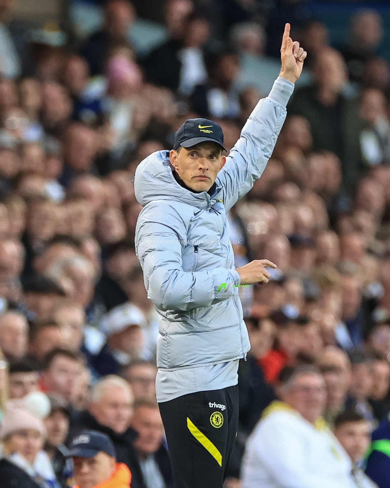 Thomas Tuchel manager of Chelsea during the game