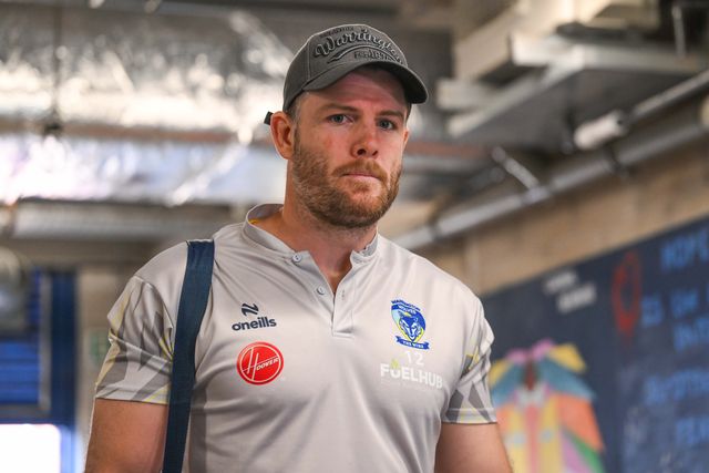 Lachlan Fitzgibbon of Warrington Wolves arrives ahead of  the Betfred Super League Round 11 match Warrington Wolves vs Hull KR at Halliwell Jones Stadium, Warrington, United Kingdom, 9th May 2024

(Photo by Craig Thomas/News Images)
