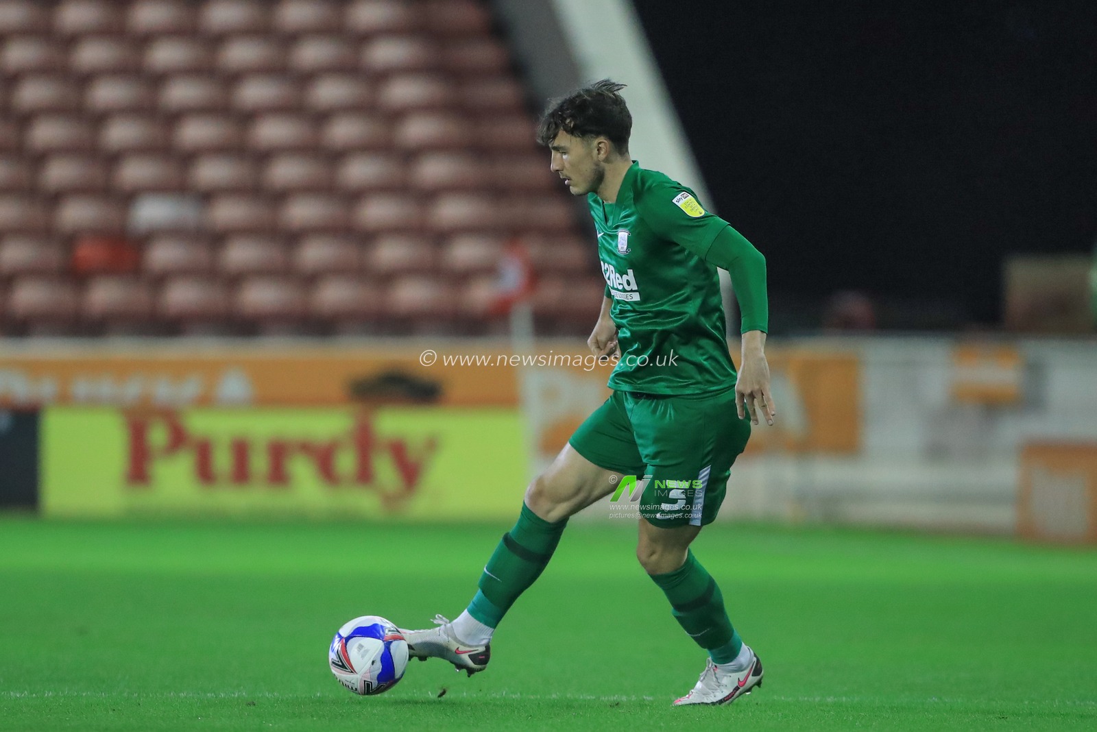 Josh Earl #3 of Preston North End in action during the game