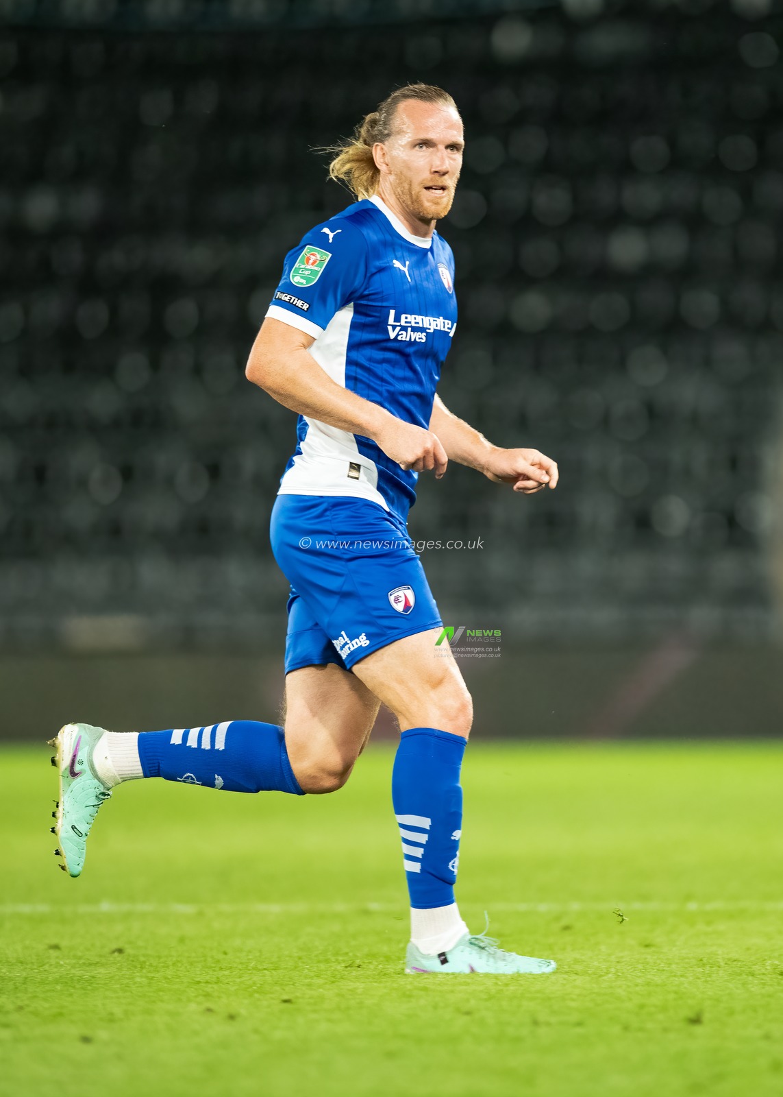 Bailey HOBSON of Chesterfield FC during the Carabao Cup match Derby County vs Chesterfield at Pride Park Stadium, Derby, United Kingdom, 13th August 2024

(Photo by Mark Dunn/News Images)