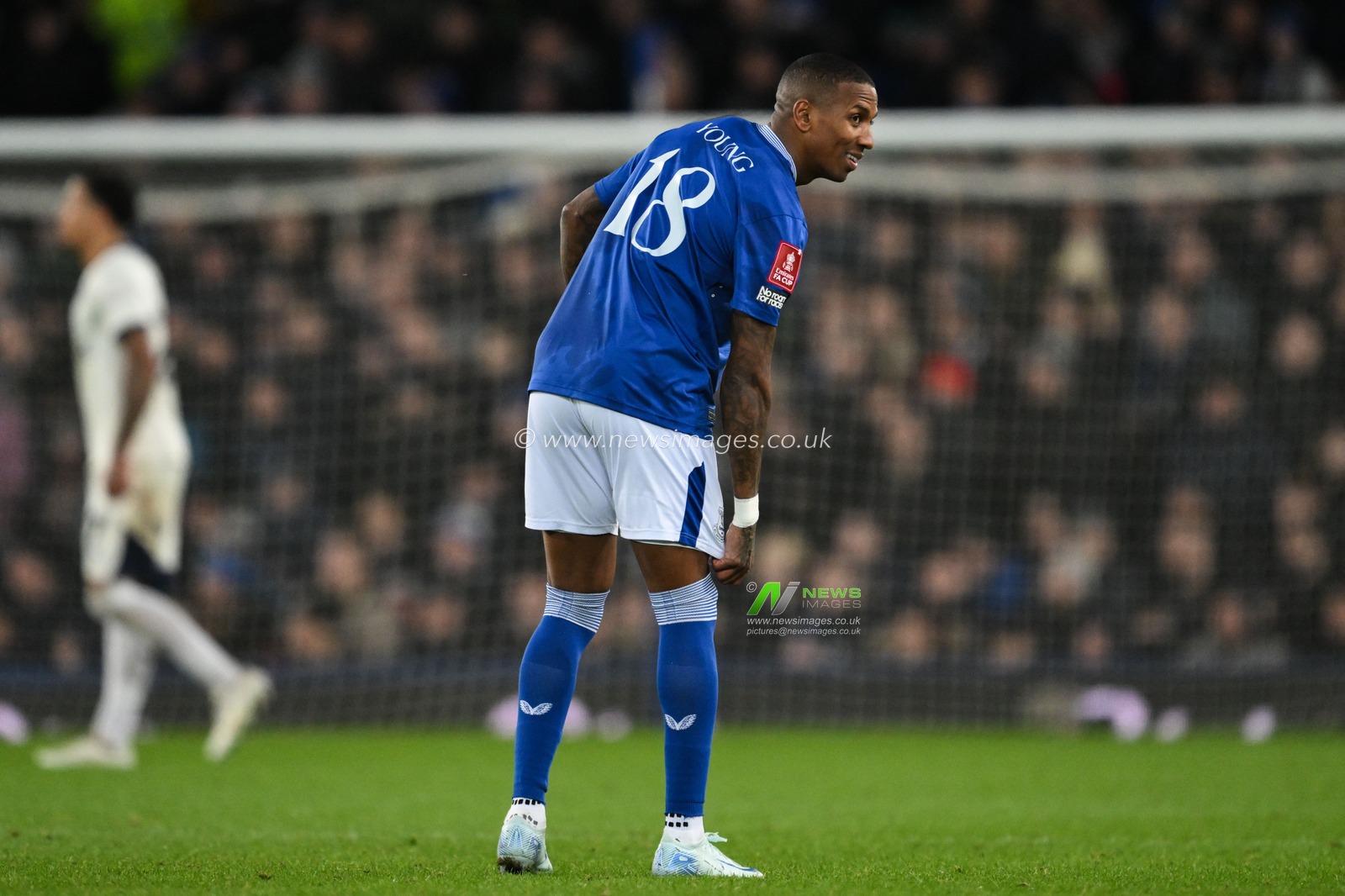Ashley Young of Everton during the Emirates FA Cup 3rd Round match Everton vs Peterborough United at Goodison Park, Liverpool, United Kingdom, 9th January 2025

(Photo by Craig Thomas/News Images)