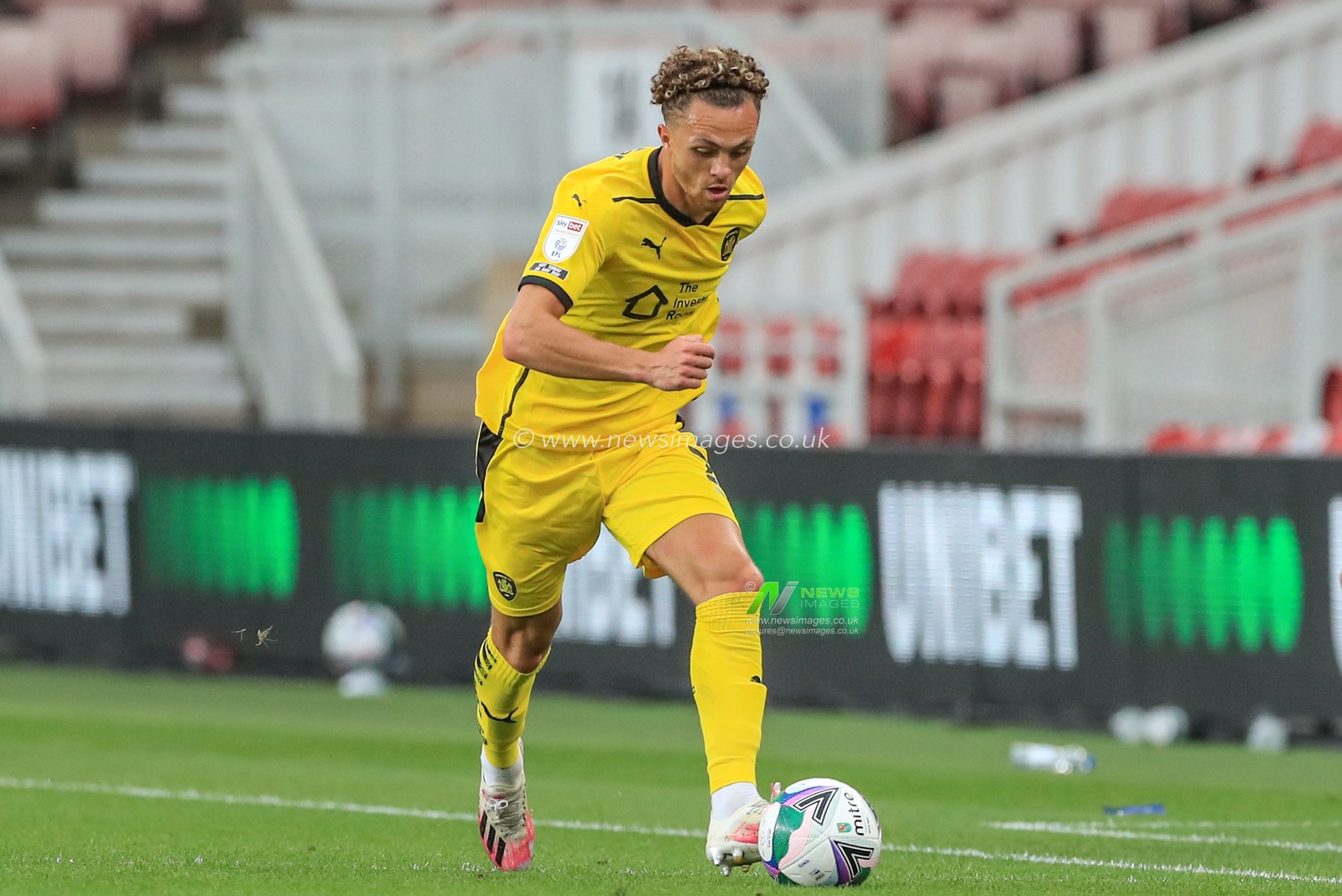 Jordan Williams (2) of Barnsley in action during the game
