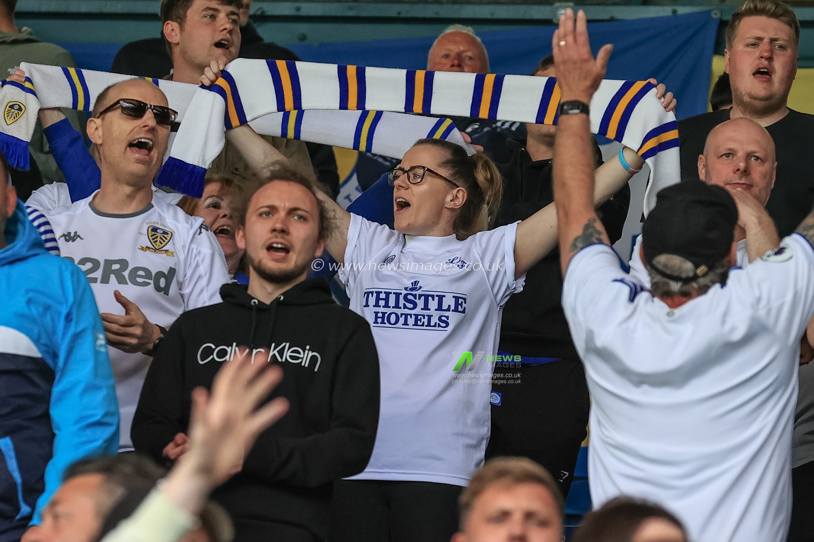 Leeds fans singing away