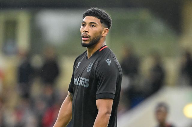 Josh Laurent of Stoke City during the Pre-season friendly match Chester vs Stoke City at Deva Stadium, Chester, United Kingdom, 11th July 2024

(Photo by Cody Froggatt/News Images)