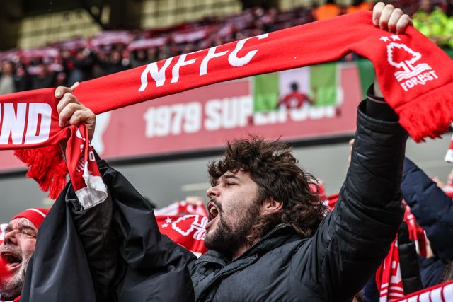 Nottingham Forest fans before the game during the Premier League match Nottingham Forest vs Fulham at City Ground, Nottingham, United Kingdom on 15 March 2026

(Photo by Alfie Cosgrove/News Images)
