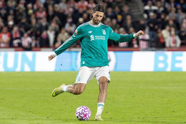 Dominik Szoboszlai of Liverpool during the Premier League match Brentford vs Liverpool at The Gtech Community Stadium, London, United Kingdom, 25th October 2025

(Photo by Ian Stephen/News Images)