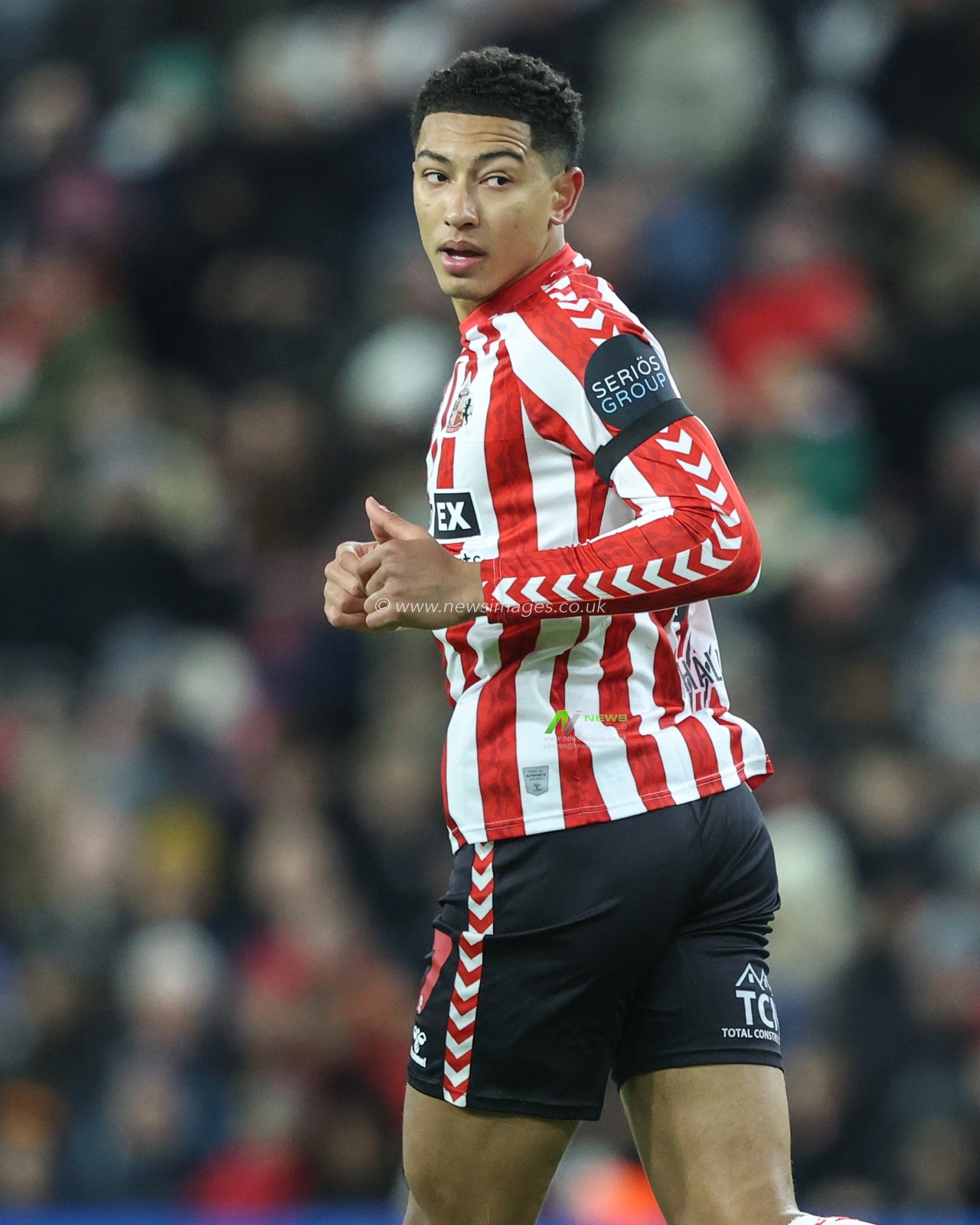 Jobe Bellingham of Sunderland during the Sky Bet Championship match Sunderland vs Sheffield United at Stadium Of Light, Sunderland, United Kingdom, 1st January 2025

(Photo by Alfie Cosgrove/News Images)