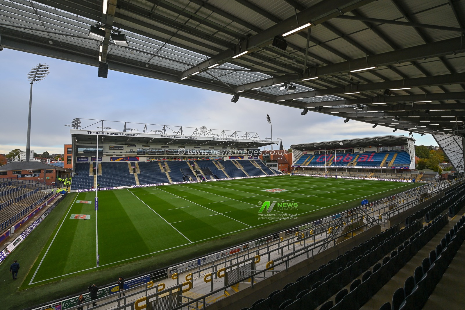 General view of Headingley Stadium, venue for today's  Rugby League World Cup 2021 match Australia vs Fiji at Headingley Stadium, Leeds, United Kingdom, 15th October 2022

(Photo by Craig Thomas/News Images)
