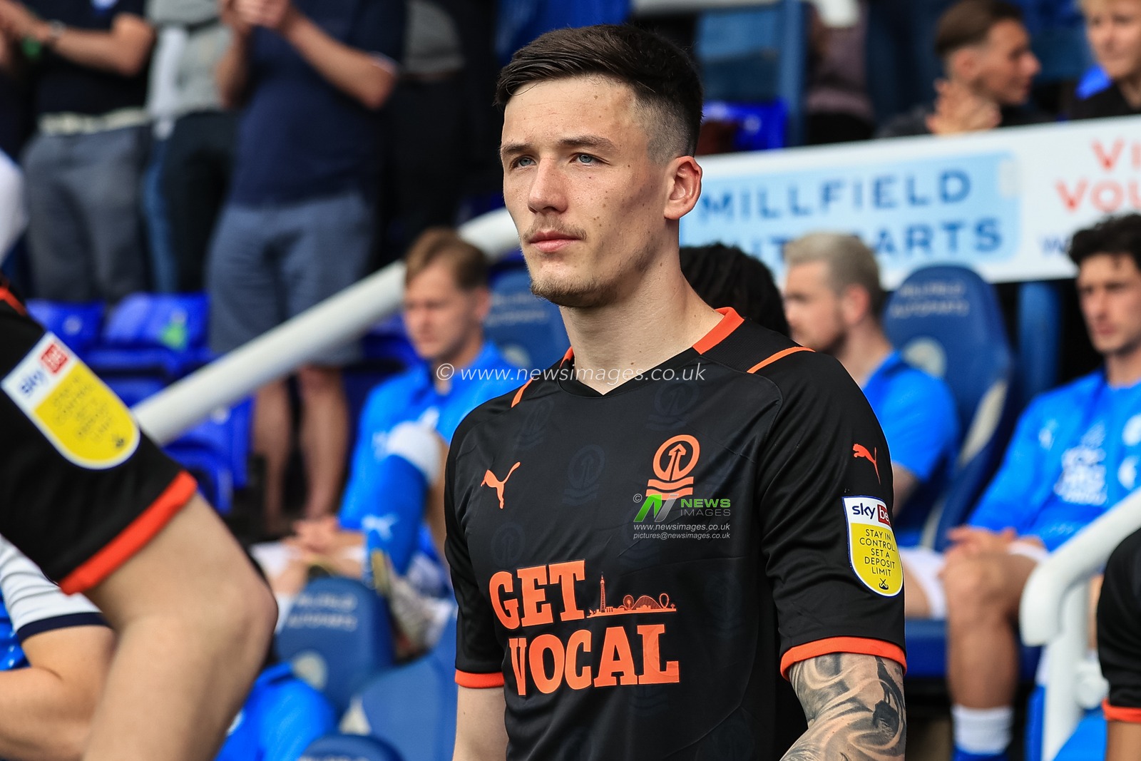 Oliver Casey #20 of Blackpool
