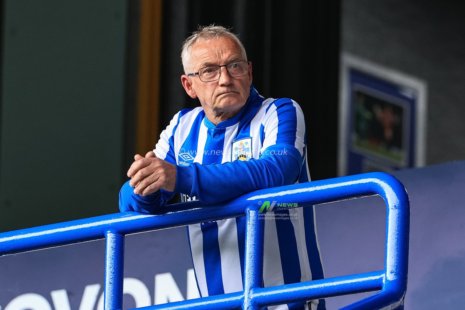 Huddersfield fans arrive for the game