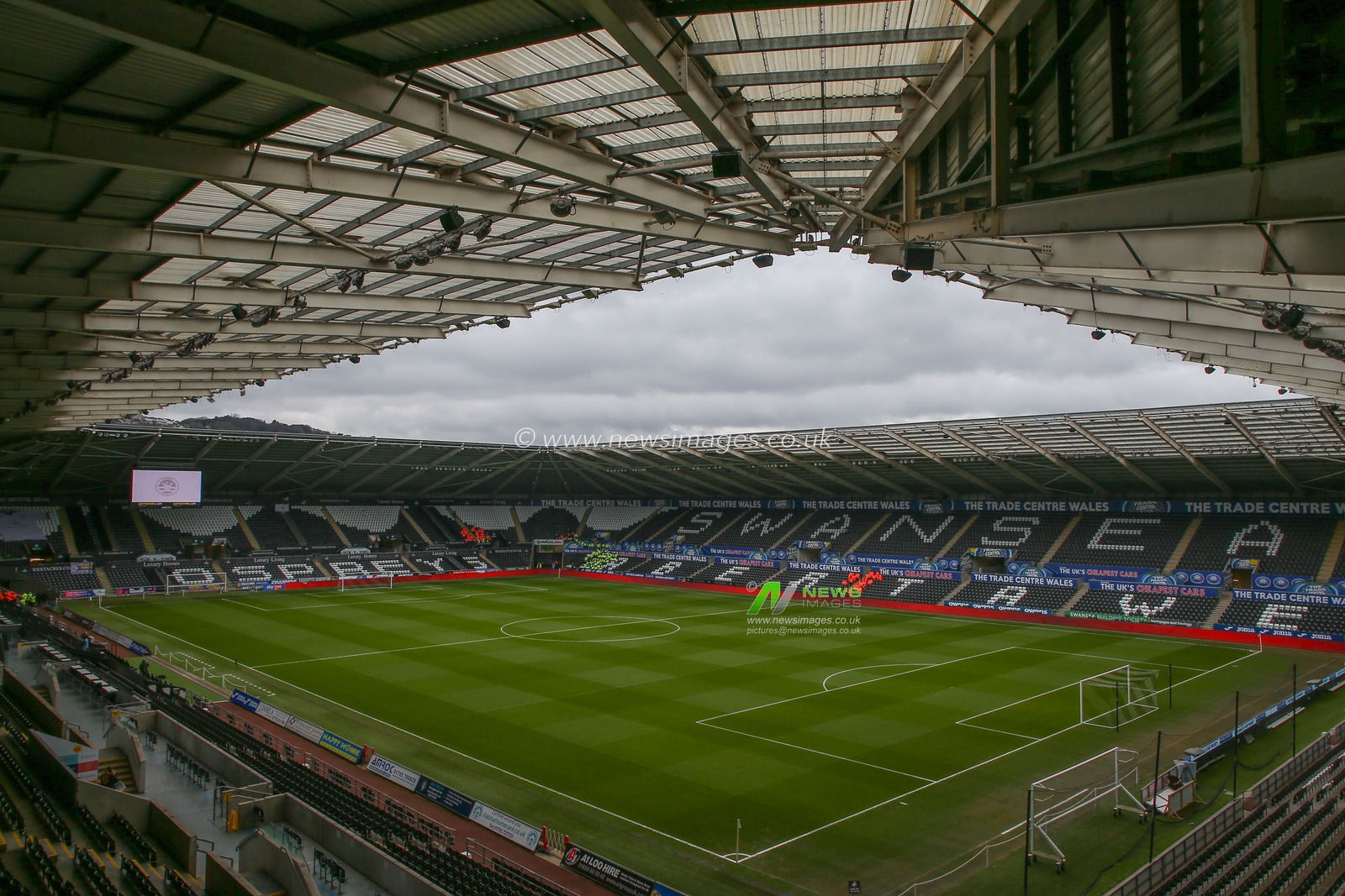 A general view inside of Swansea.com stadium, home of Swansea City ahead of the Sky Bet Championship match Swansea City vs Middlesbrough at Swansea.com Stadium, Swansea, United Kingdom, 11th March 2023

(Photo by Gareth Evans/News Images)