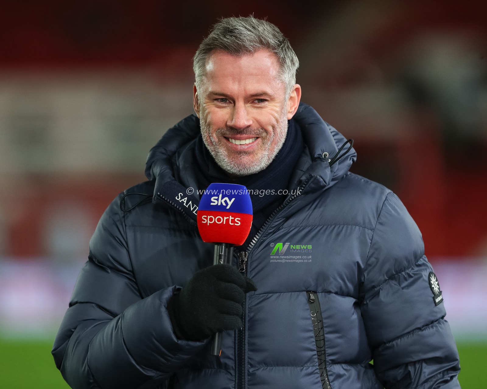 Jamie Carragher Sky Sports football presenter during the Premier League match Nottingham Forest vs Tottenham Hotspur at City Ground, Nottingham, United Kingdom, 15th December 2023

(Photo by Gareth Evans/News Images)