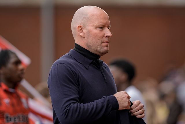 Henrik Pedersen manager of Sheffield Wednesday arrives at the stadium prior to kick off during the Sky Bet Championship match Stoke City vs Sheffield Wednesday at Bet365 Stadium, Stoke On Trent, United Kingdom on 03 April 2026

(Photo by Maynard Manyowa/News Images)
