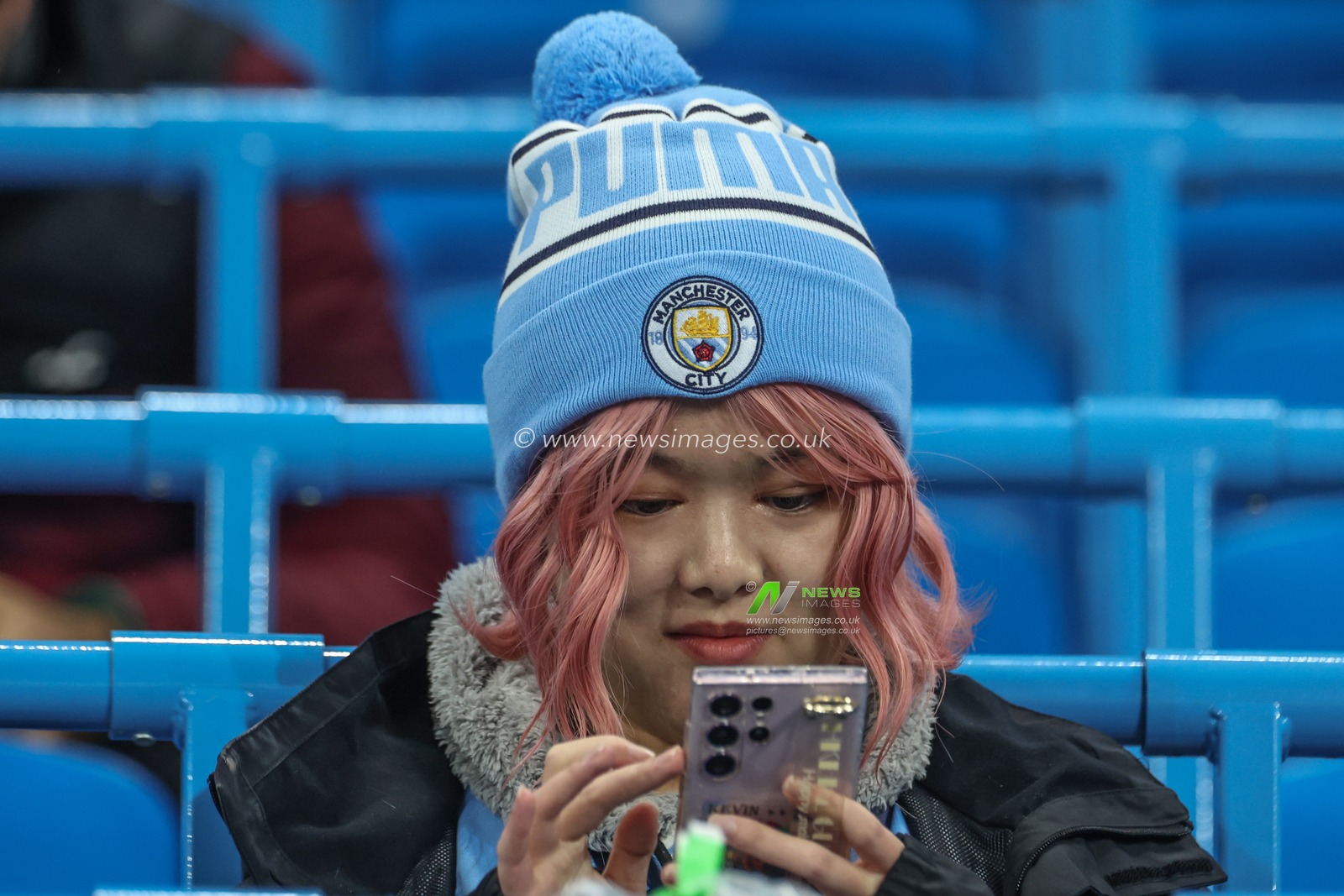 Manchester City fans arrive during the Premier League match Manchester City vs Brentford at Etihad Stadium, Manchester, United Kingdom, 20th February 2024

(Photo by Mark Cosgrove/News Images)