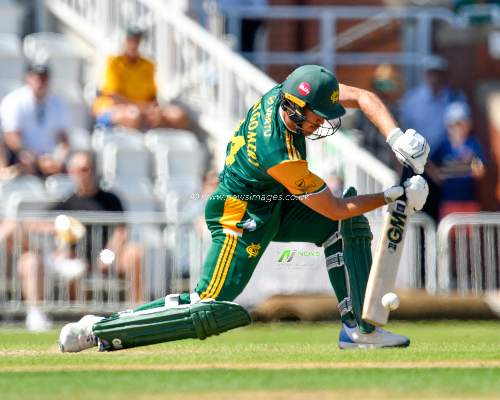 Matt MONTGOMERY of Nottingham Outlaws batting during the Royal London One-day Cup match Nottinghamshire vs Essex at Trent Bridge, Nottingham, United Kingdom, 11th August 2024

(Photo by Mark Dunn/News Images)