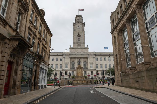 Anti-racism protest Barnsley Town Centre