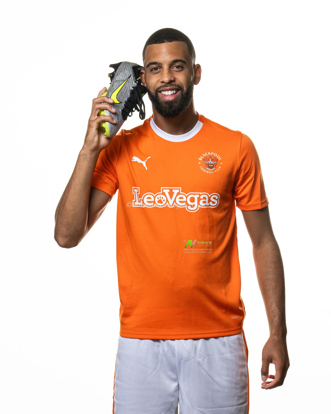 Blackpool Squad Headshots at Bloomfield Road, Blackpool, United Kingdom, 27th July 2023

(Photo by Craig Thomas/News Images)