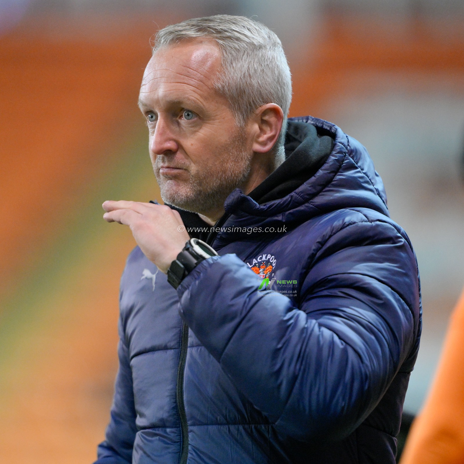Neil Critchley Manager of Blackpool, during the Bristol Street Motors Trophy match Blackpool vs Barnsley at Bloomfield Road, Blackpool, United Kingdom, 5th December 2023

(Photo by Cody Froggatt/News Images)