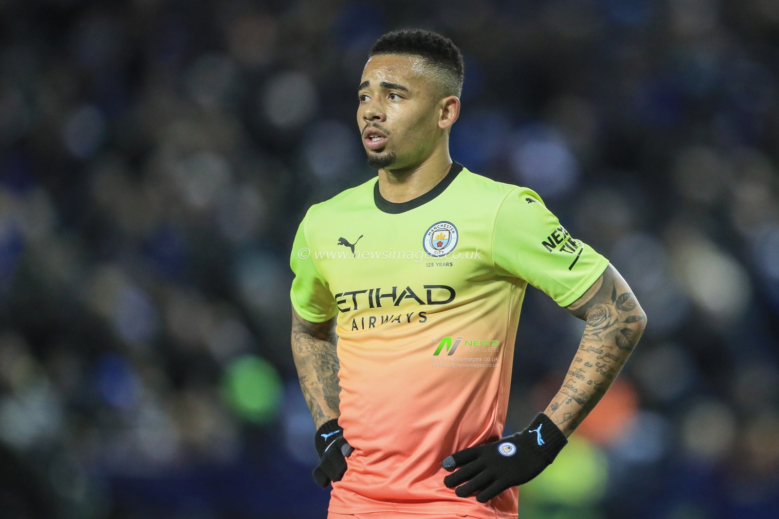 4th March 2020, Hillsborough, Sheffield, England; Emirates FA Cup FA Cup 5th Round, Sheffield Wednesday v Manchester City : Gabriel Jesus (9) of Manchester City during the game