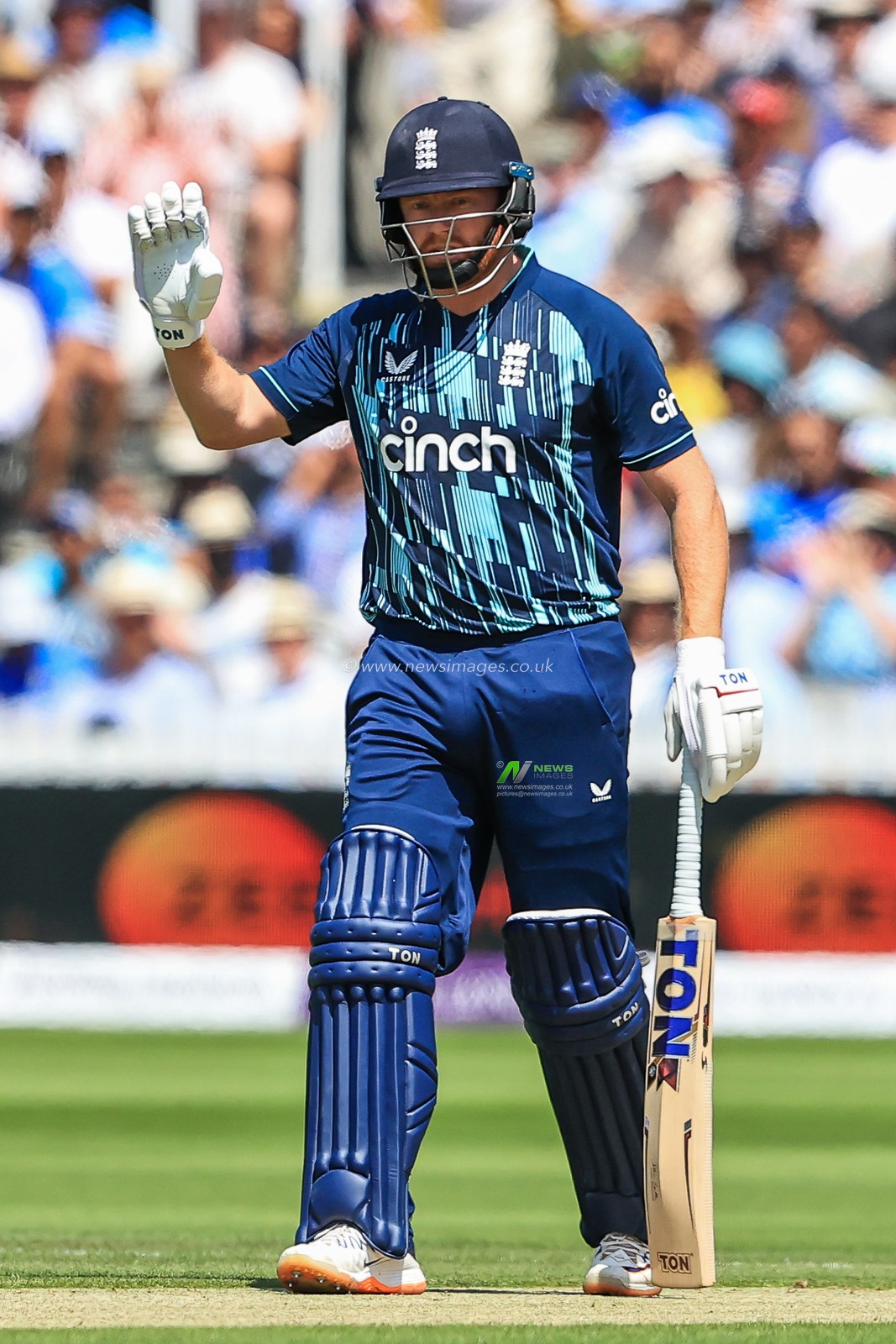 Jonny Bairstow of England in action during the game