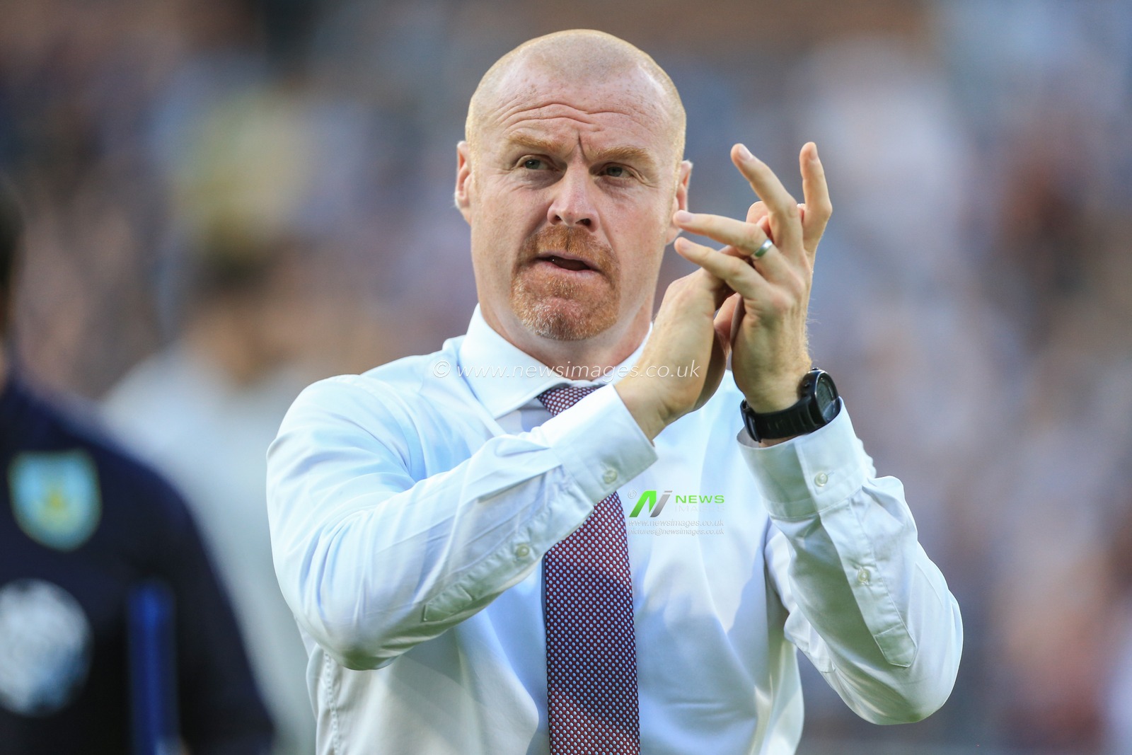 2nd August 2018, Turf Moor, Burnley, England; UAFA Europa League Qualifying Second Round Burnley v Aberdeen; Sean Dyche manager of Burnley