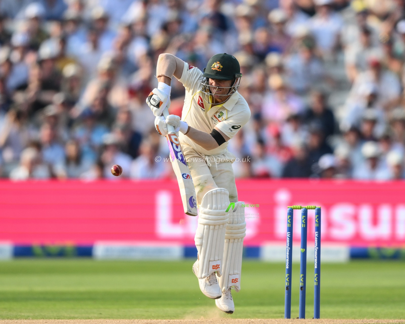 David Warner of Australia in action during the LV= Insurance Ashes First Test Series Day 1 England vs Australia at Edgbaston, Birmingham, United Kingdom, 16th June 2023

(Photo by Craig Thomas/News Images)