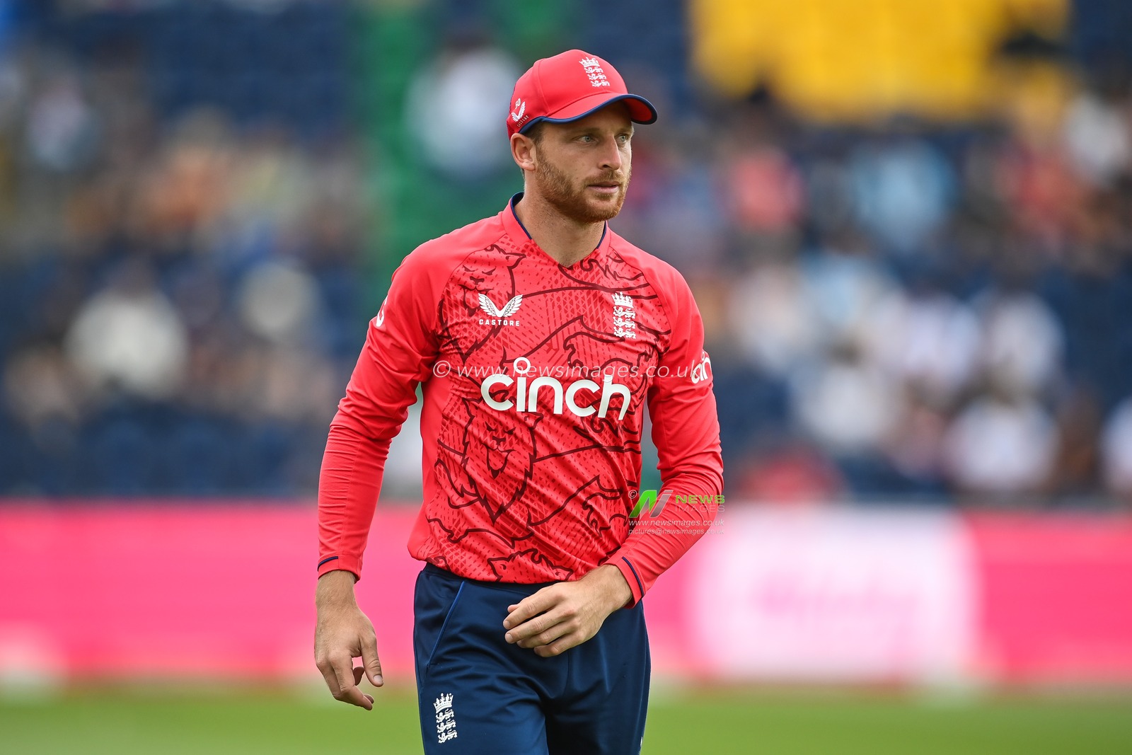 Jos Buttler of England during the warmup session