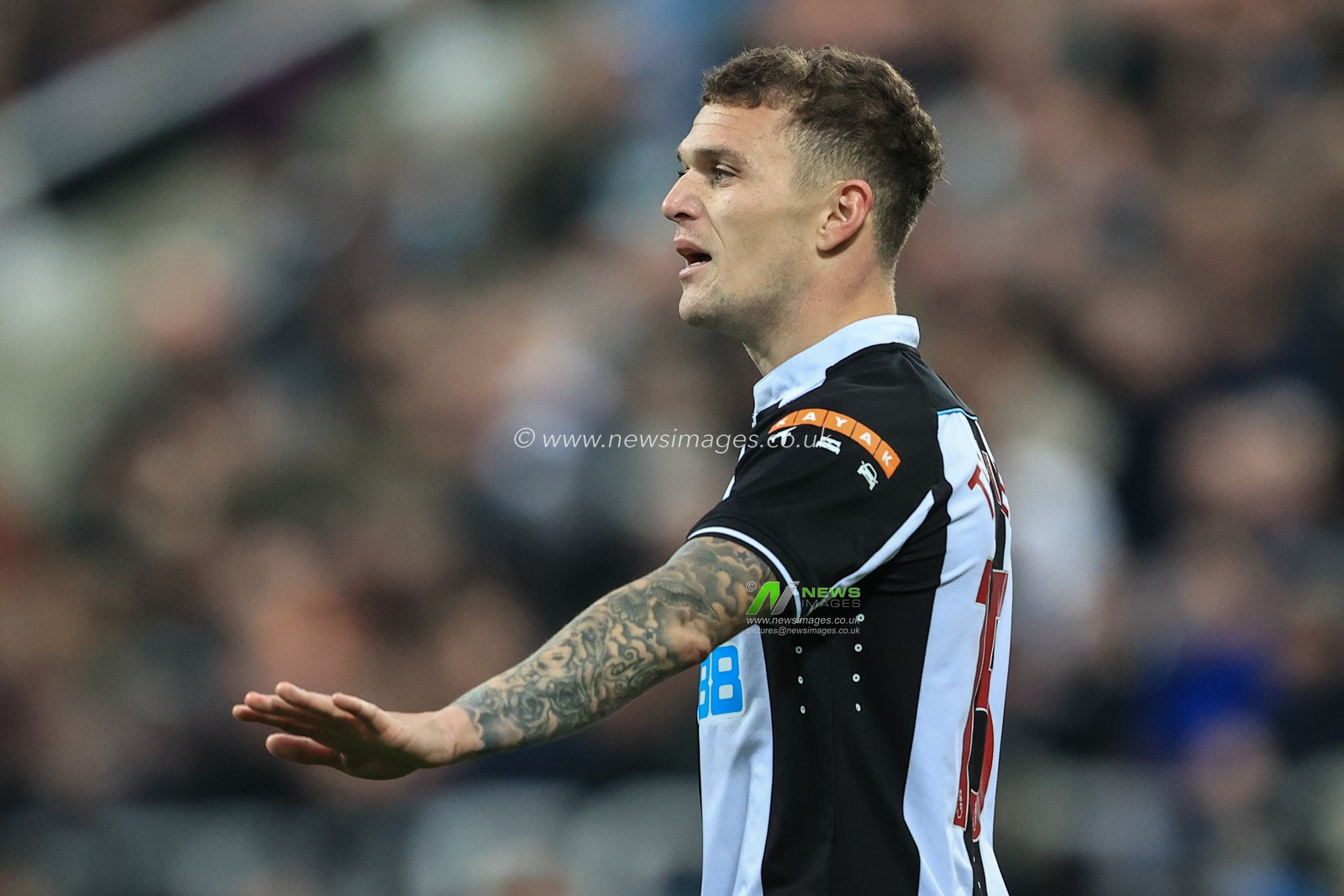 Kieran Trippier #15 of Newcastle United during the game