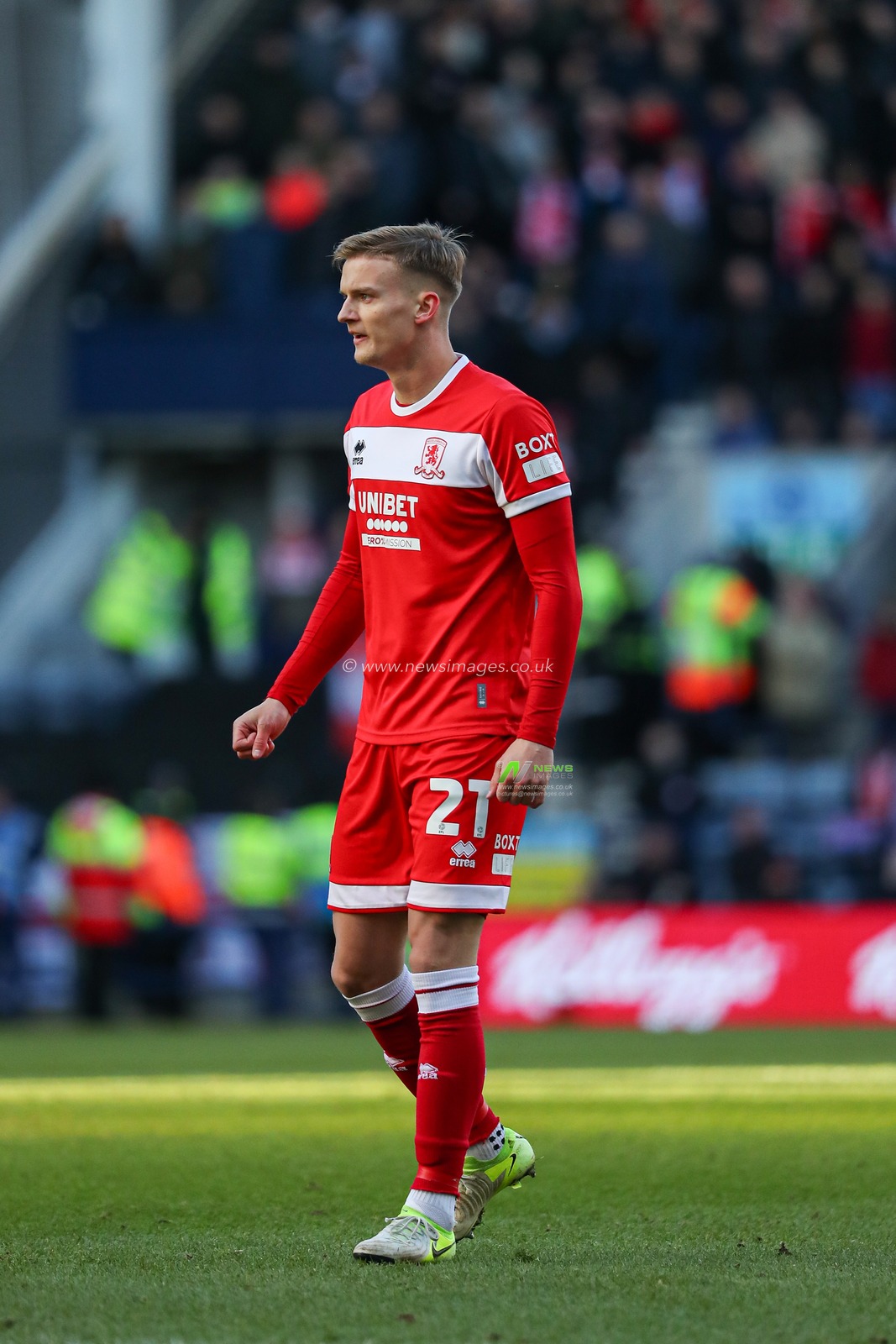 Marcus Forss of Middlesbrough during the Sky Bet Championship match Preston North End vs Middlesbrough at Deepdale, Preston, United Kingdom, 25th January 2025

(Photo by Jorge Horsted/News Images)