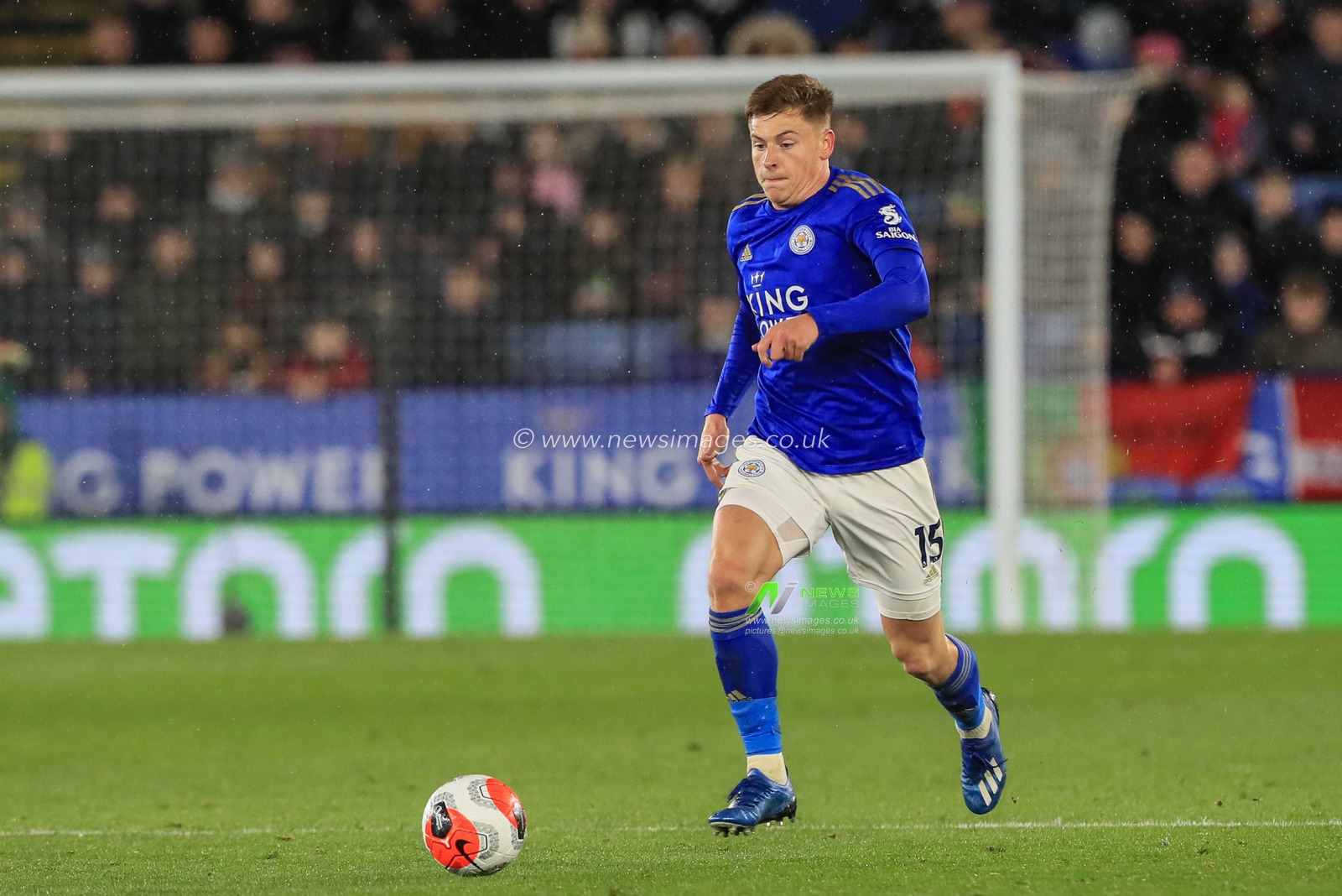 9th March 2020, King Power Stadium, Leicester, England; Premier League, Leicester City v Aston Villa : Harvey Barnes (15) of Leicester City in action during the game
