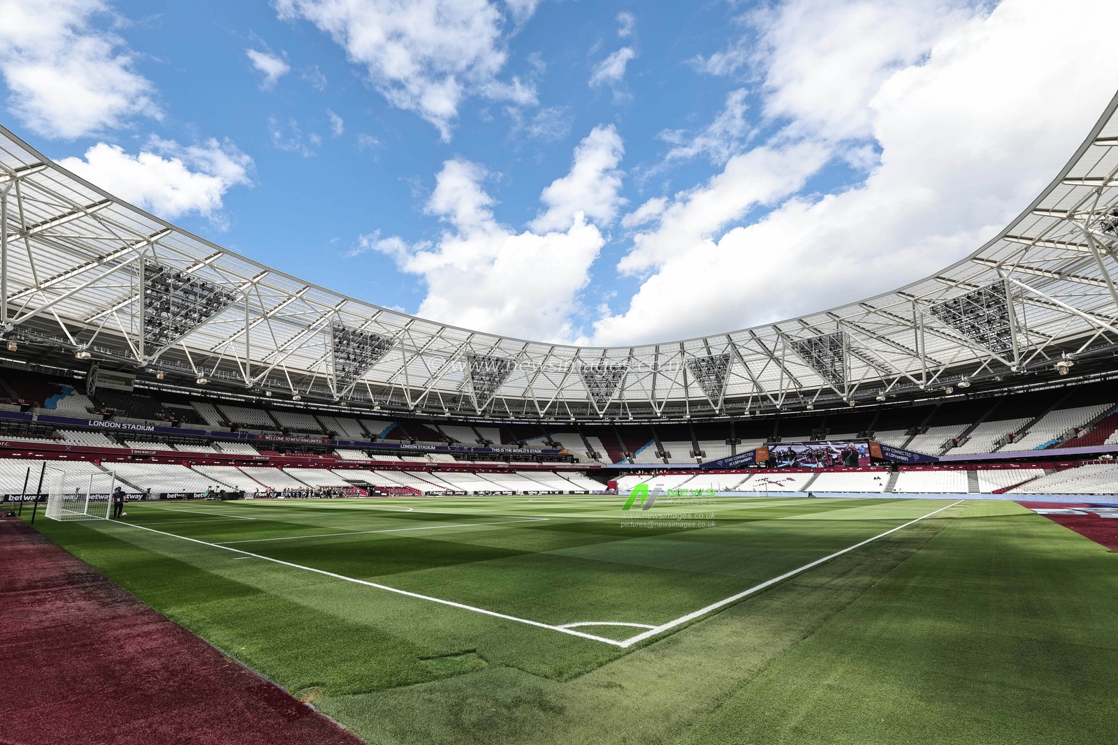 A general view of The London Stadium ahead of the Premier League match West Ham United vs Chelsea at London Stadium, London, United Kingdom, 20th August 2023

(Photo by Mark Cosgrove/News Images)
