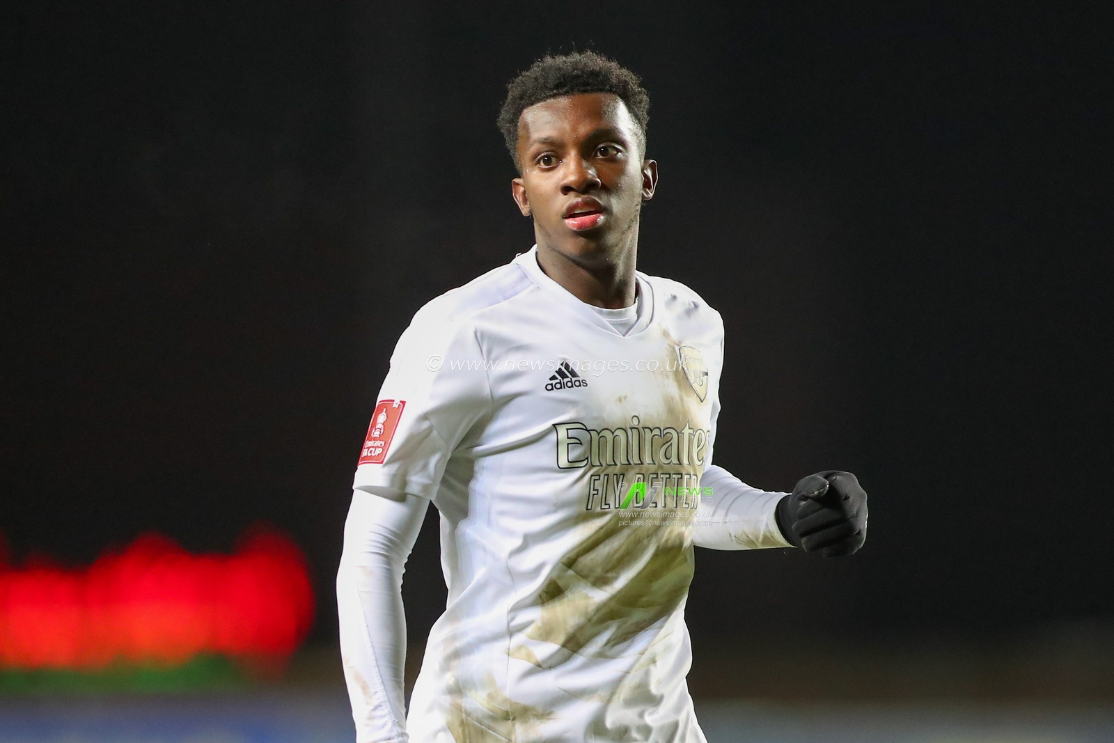 Eddie Nketiah #14 of Arsenal during the Emirates FA Cup Third Round match Oxford United vs Arsenal at Kassam Stadium, Oxford, United Kingdom, 9th January 2023

(Photo by Gareth Evans/News Images)