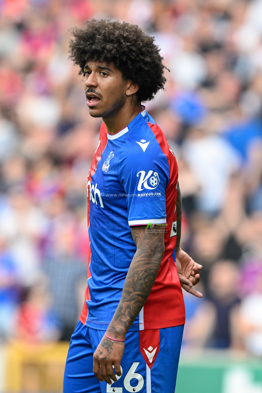Chris Richards of Crystal Palace, during the Premier League match Wolverhampton Wanderers vs Crystal Palace at Molineux, Wolverhampton, United Kingdom, 11th May 2024

(Photo by Cody Froggatt/News Images)