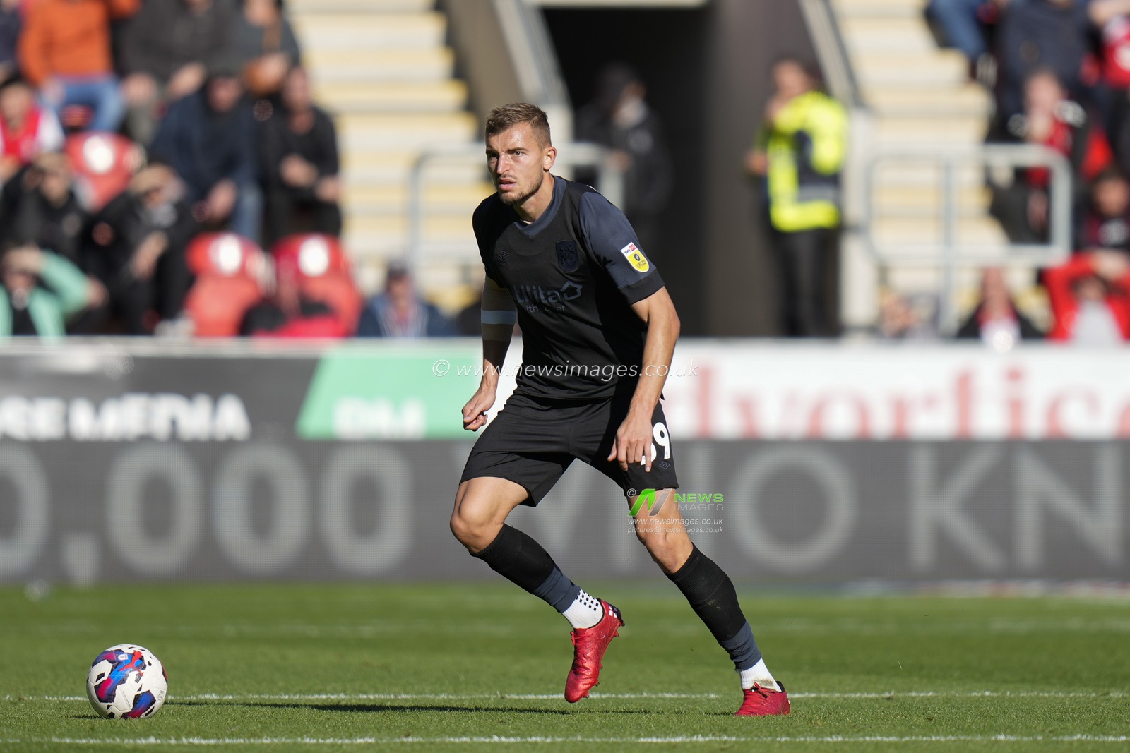 Michal Helik #39 of Huddersfield Town during the Sky Bet Championship match Rotherham United vs Huddersfield Town at AESSEAL New York Stadium, Rotherham, United Kingdom, 15th October 2022

(Photo by Steve Flynn/News Images)