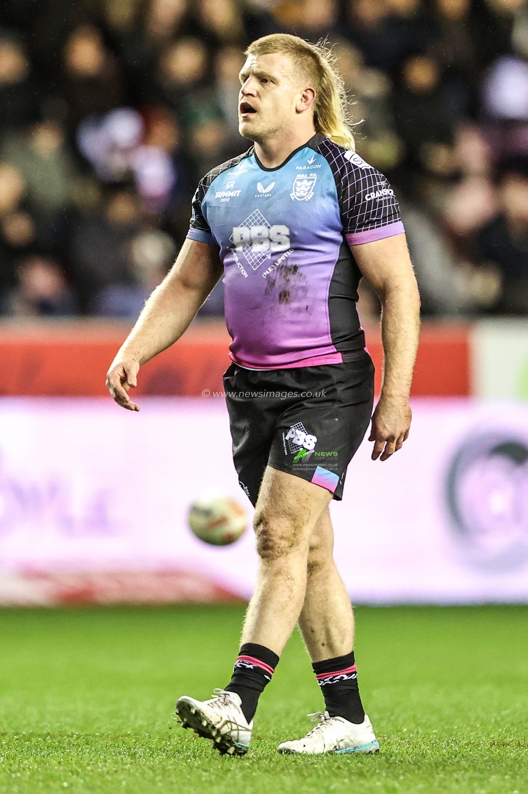 Brad Fash of Hull FC in the pre-game warm up during the Betfred Super League match Wigan Warriors vs Hull FC at The Brick Community Stadium, Wigan, United Kingdom on 21 February 2026

(Photo by Alfie Cosgrove/News Images)