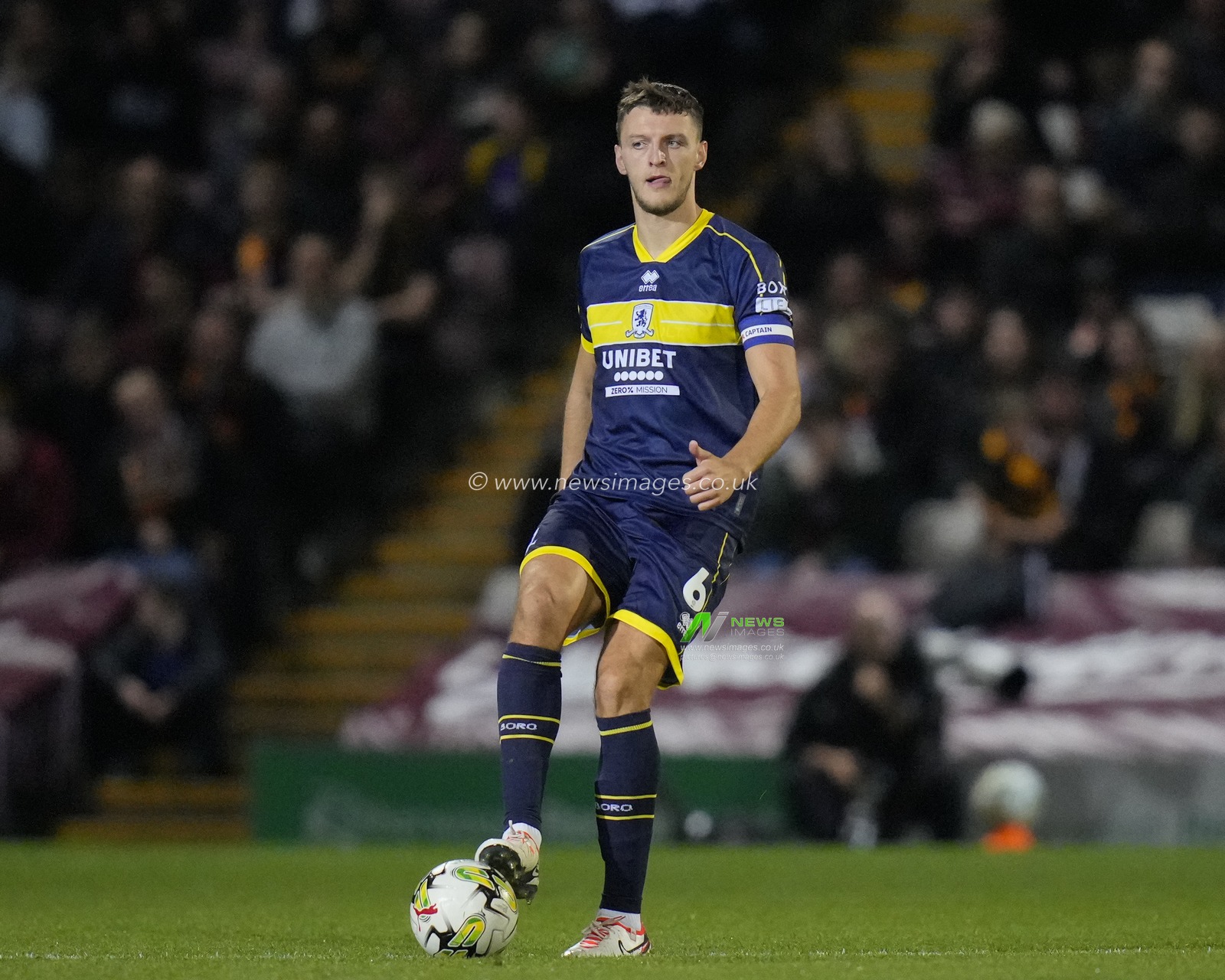 Dael Fry #6 of Middlesbrough during the Carabao Cup match Bradford City vs Middlesbrough at University of Bradford Stadium, Bradford, United Kingdom, 26th September 2023

(Photo by Steve Flynn/News Images)