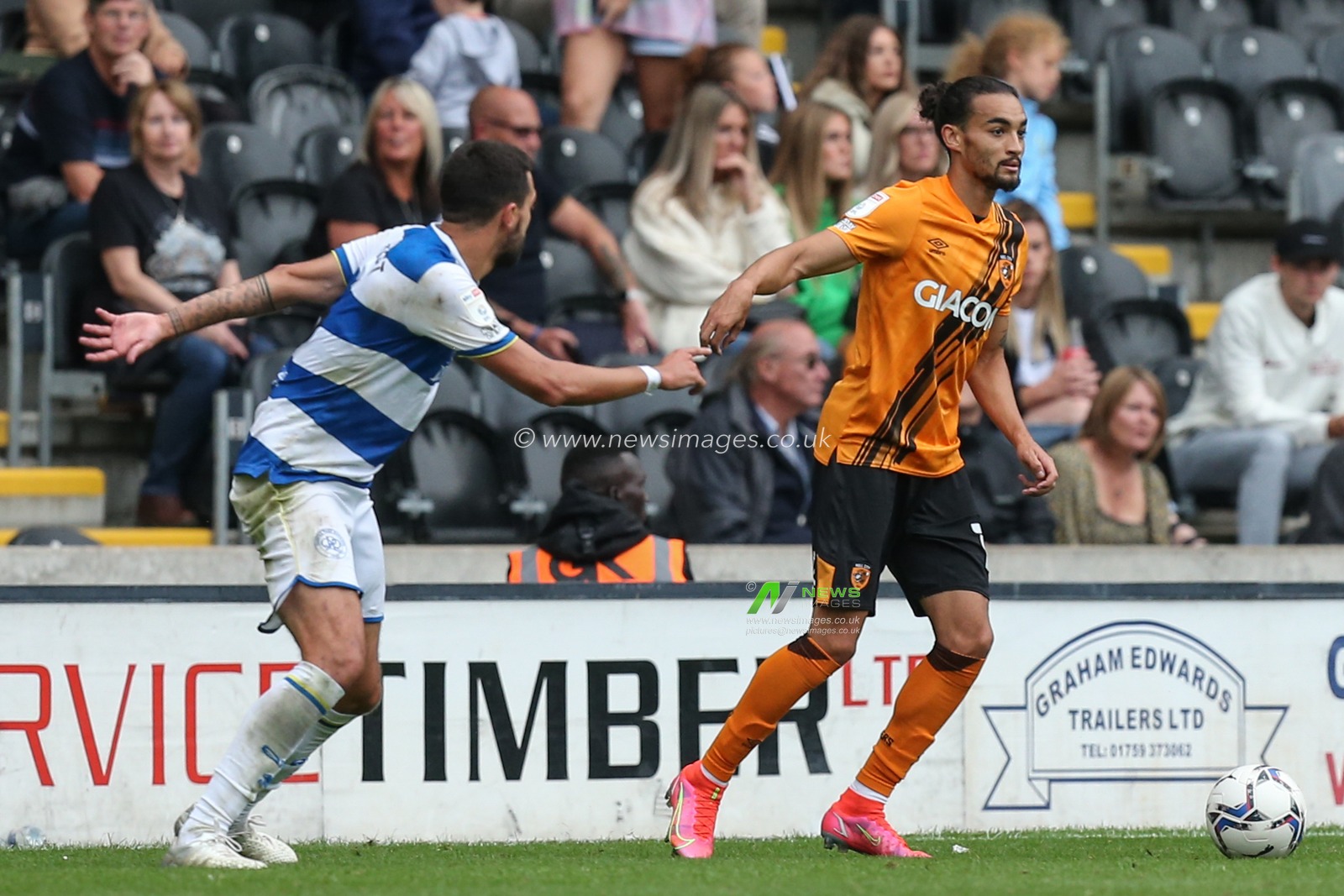 Randell Williams #19 of Hull City during the game