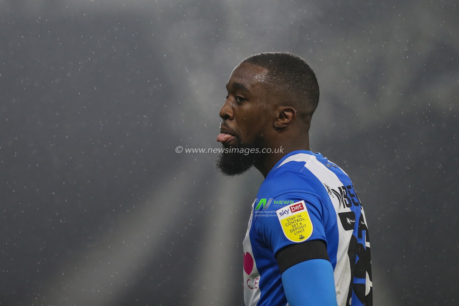 Isaac Mbenza #18 of Huddersfield Town during the game