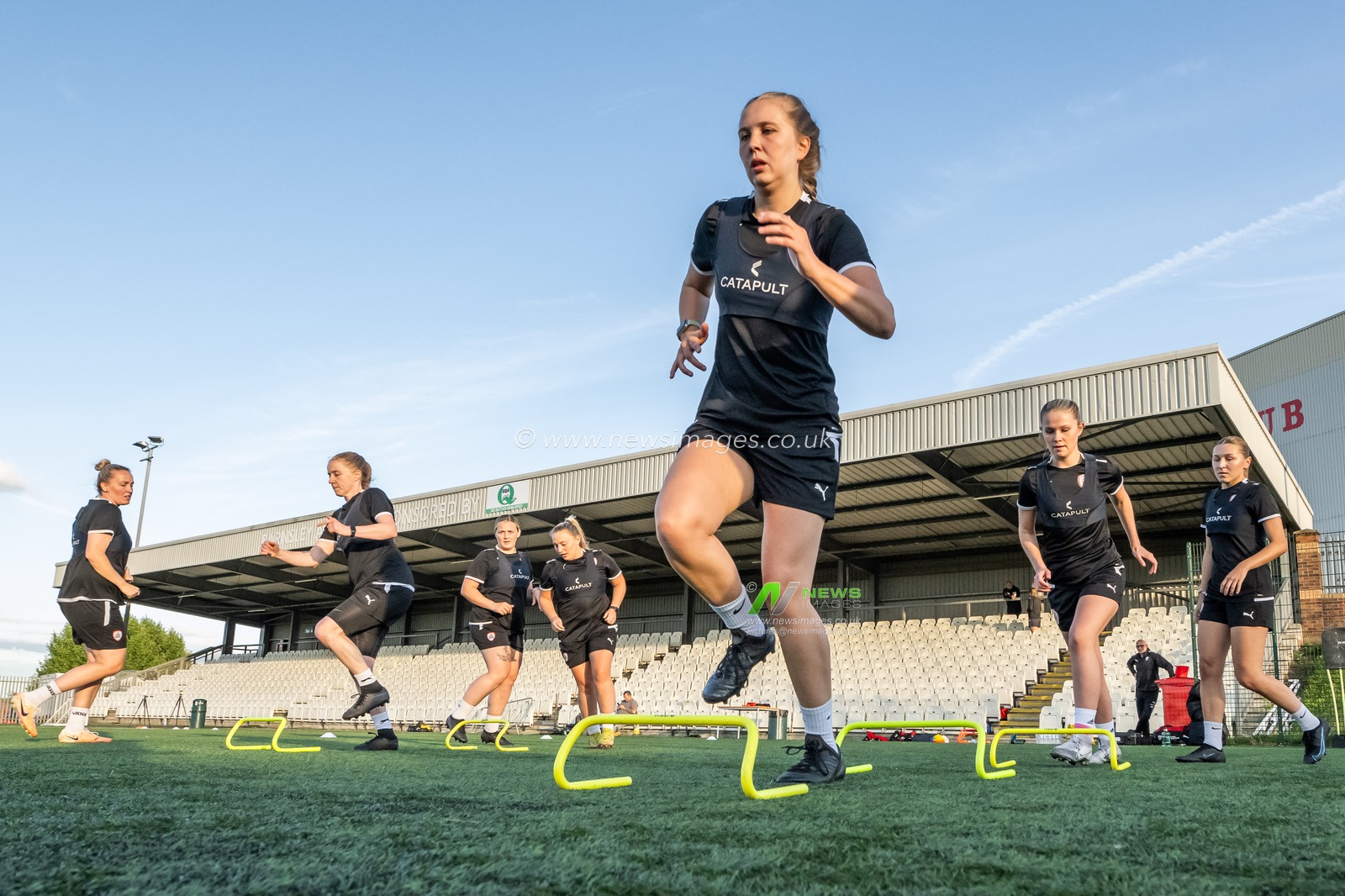 Barnsley FC Women pre-season training at Oakwell, Barnsley, United Kingdom, 17th July 2023

(Photo by Craig Thomas/News Images)