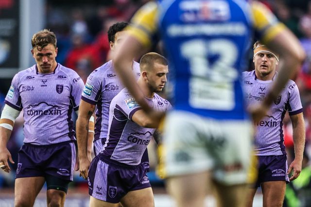 Mikey Lewis of Hull KR during the Betfred Super League round 23 match Leeds Rhinos vs Hull KR at Headingley Stadium, Leeds, United Kingdom, 21st August 2025

(Photo by Alfie Cosgrove/News Images)