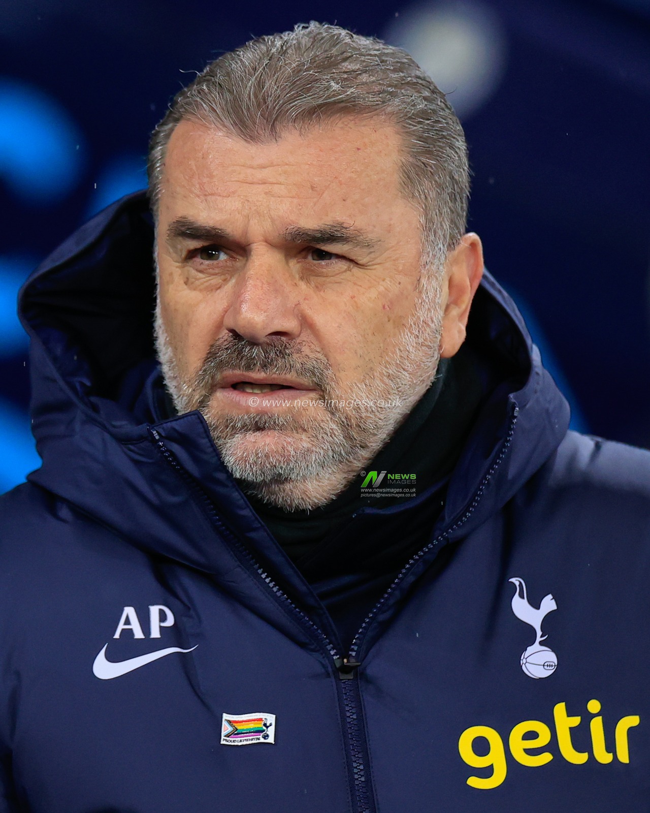 Ange Postecoglou Manager of Tottenham Hotspur during the Premier League match Manchester City vs Tottenham Hotspur at Etihad Stadium, Manchester, United Kingdom, 3rd December 2023

(Photo by Conor Molloy/News Images)