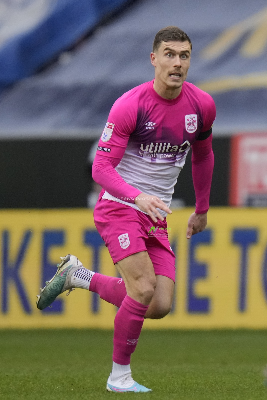 Josh Ruffels #14 of Huddersfield Town during the Sky Bet Championship match Wigan Athletic vs Huddersfield Town at DW Stadium, Wigan, United Kingdom, 11th February 2023

(Photo by Steve Flynn/News Images)