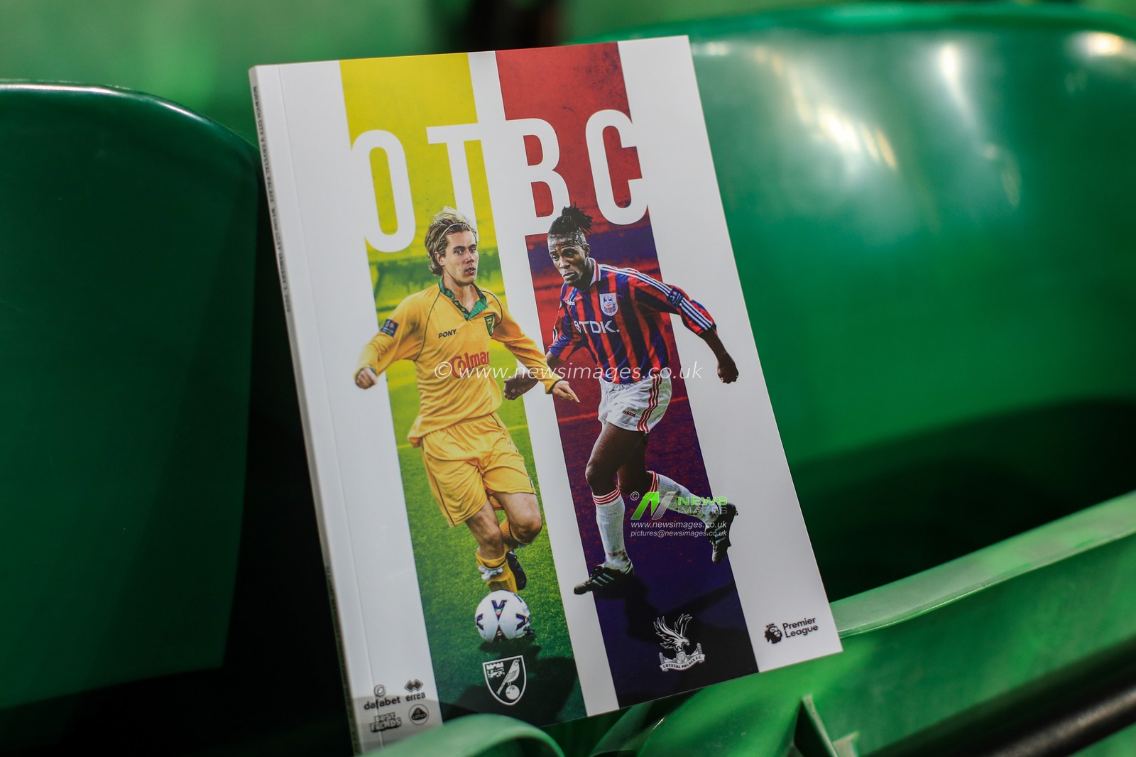 1st January 2020, Carrow Road, Norwich, England; Premier League, Norwich City v Crystal Palace : The match day programme rests on seats in the stadium 

Credit: Georgie Kerr/News Images